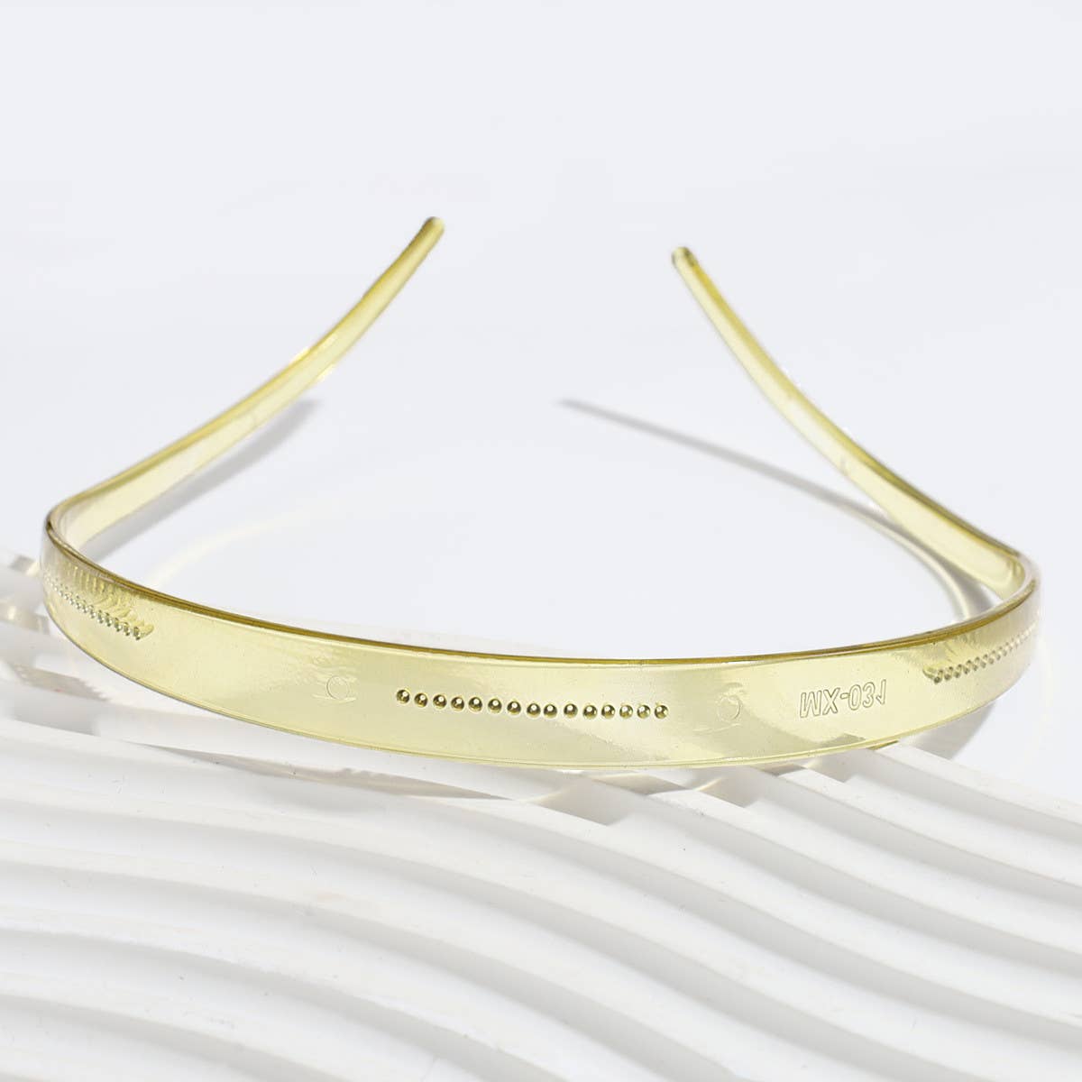 SIMPLE CASUAL JELLY COLOR HEADBAND WITH TEETH_CWAHA2262