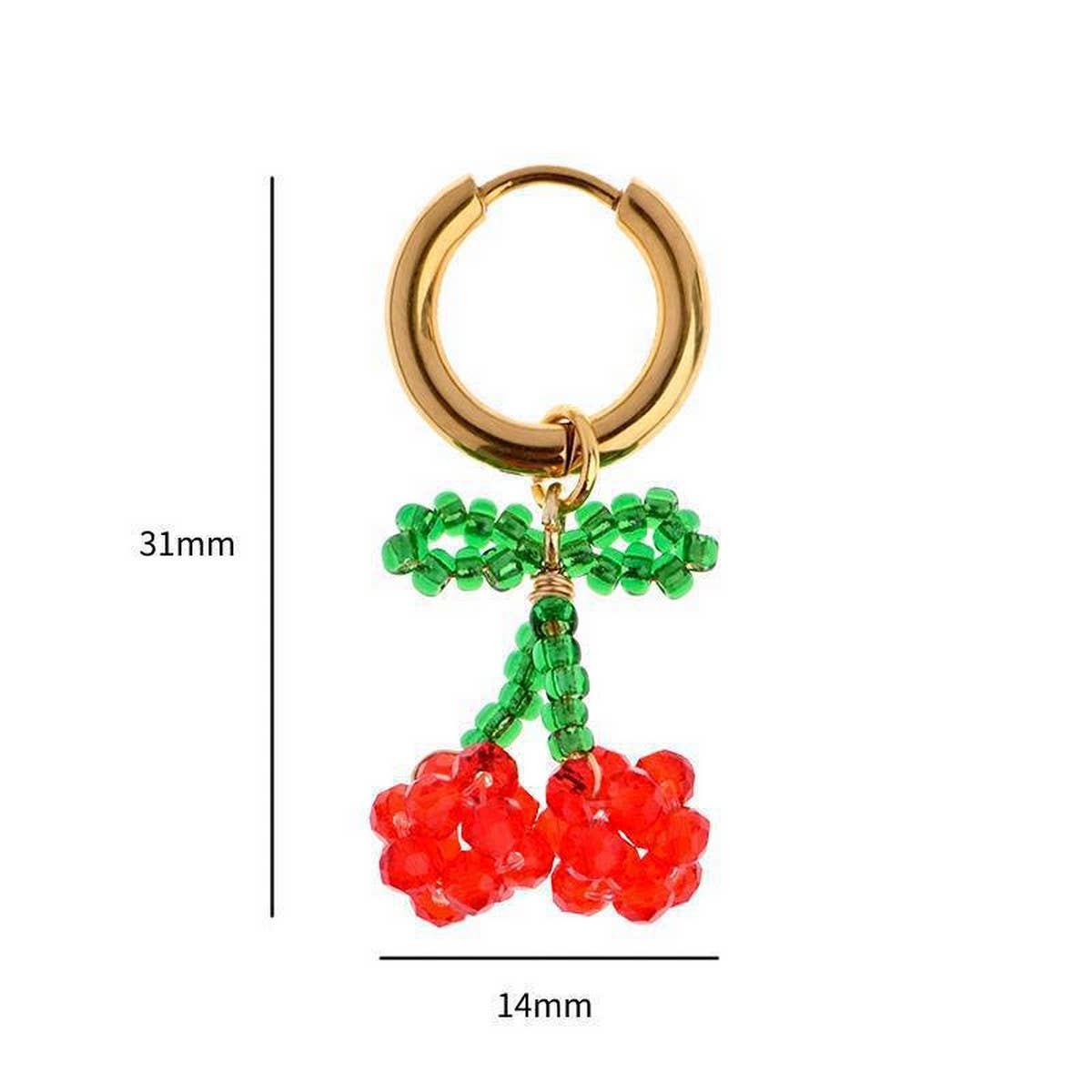 FASHION STAINLESS STEEL FRUIT SERIES EARRINGS_CWAJE5116