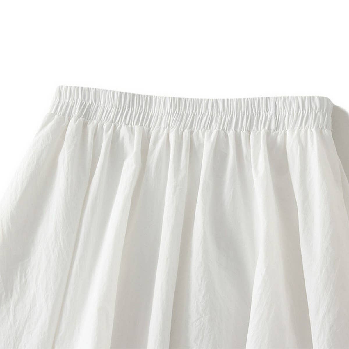 HIGH WAIST SLIM FIT BALLOON MIDI SKIRT_CWBMS0367