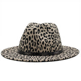 FASHIONABLE LEOPARD PATTERN FAUX WOOL HAT_CWAH2548