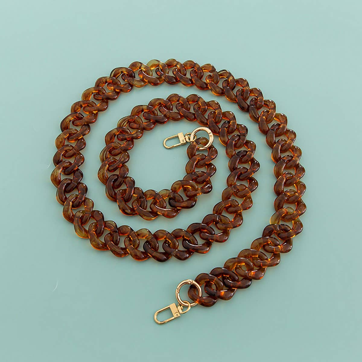 47IN ACRYLIC DIAMOND BAG STRAP COLORFUL CHAIN_CWMM5058