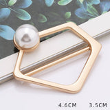 PENTAGONAL METAL WITH PEARLS SCARF RING_CWMM2161