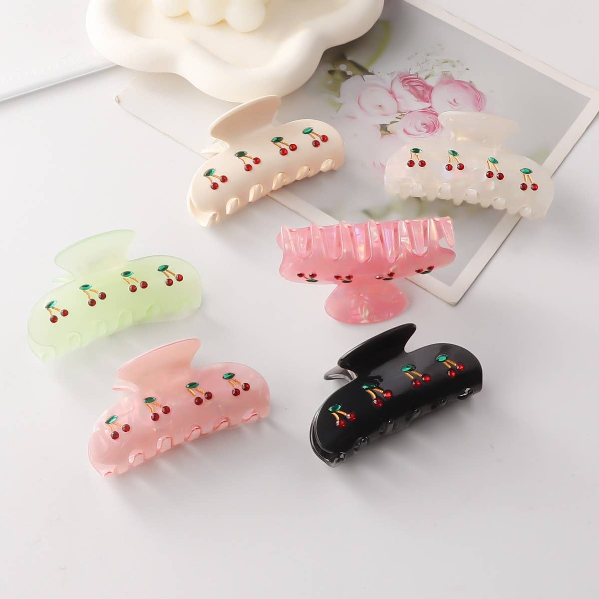 Cwaha1399_Lovely Cherry Hair Claw Clip