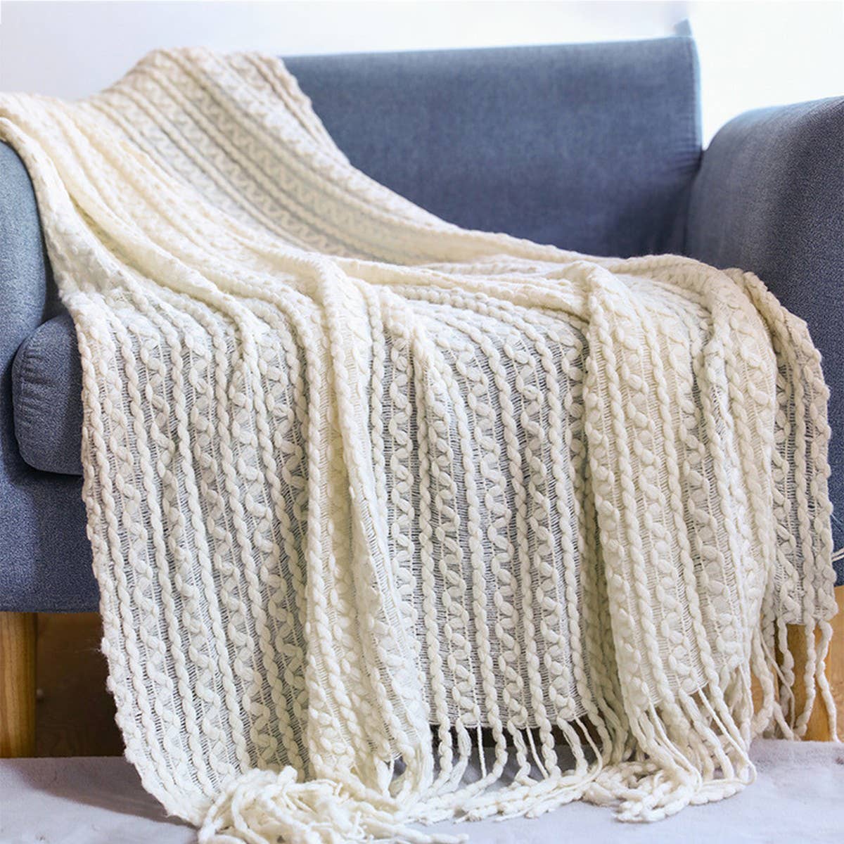 LIGHTWEIGHT SOFT AND COMFORTABLE KNITTING BLANKET_CWMM0202