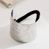 NEW MINIMALIST GEOMETRIC METAL PONYTAIL HAIR TIE_CWAHA6211