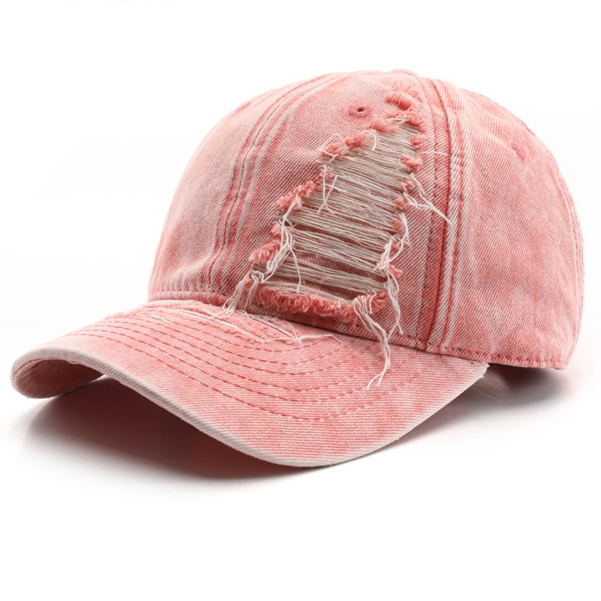 Vintage Washed Hole Baseball Cap For Men Women_Cwah0907