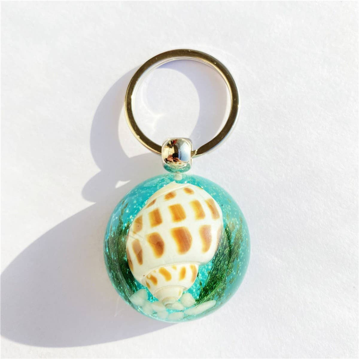 NEW CREATIVE CONCH CAR KEYCHAIN PENDANT_CWMM3712