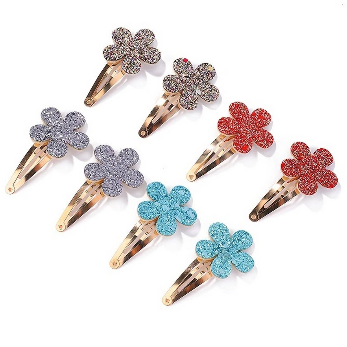 GLITTER FLOWER BB CLIP FOR KIDS BABY HAIRPIN_CWAHA6709