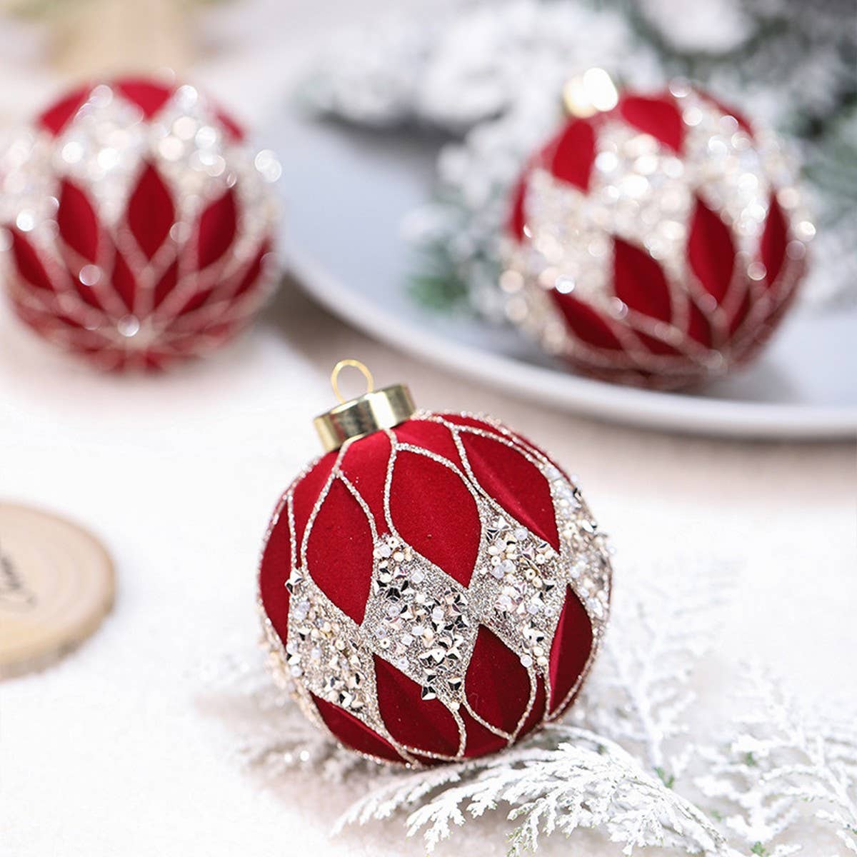 Velvet Diamond Christmas Ball Gift Set_Cwmm9918