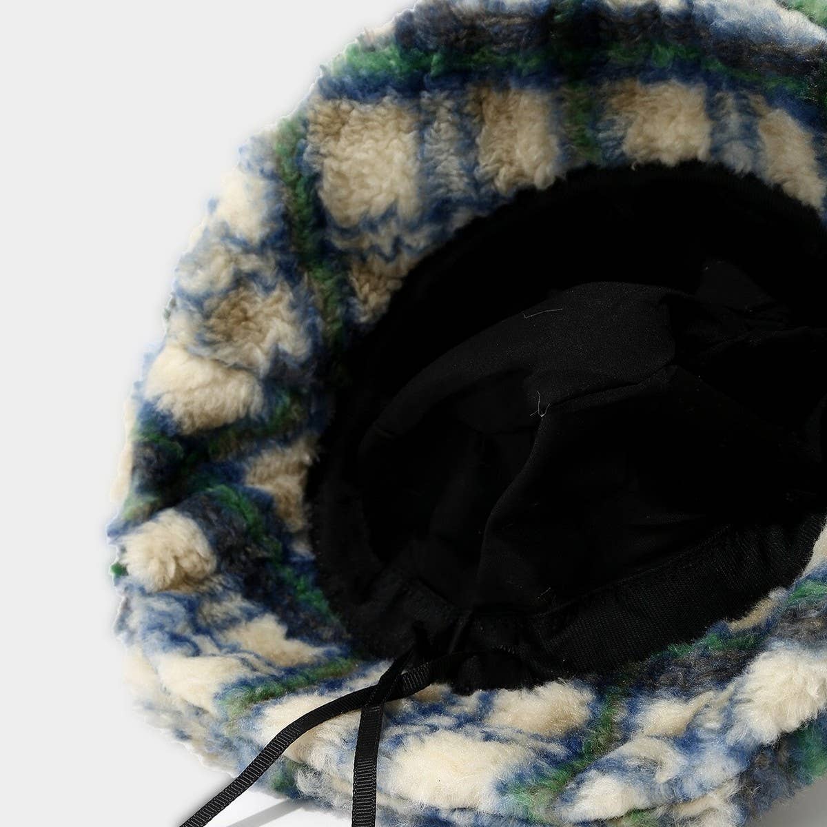 Trendy Plush Bucket Hat For Women Winter_Cwah04619