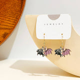 CARTOON HALLOWEEN FUNNY ANIMAL EARRINGS_CWAJE1841