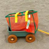 Mesh Contrast Color Beach Travel Storage Bag_Cuab00461