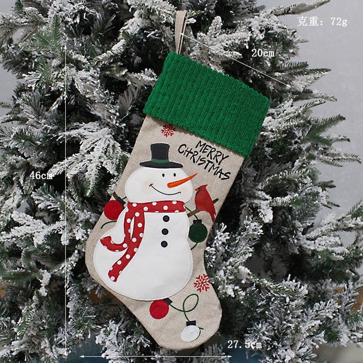 SANTA CANDY STOCKING CHRISTMAS TREE ORNAMENT_CWMS1453
