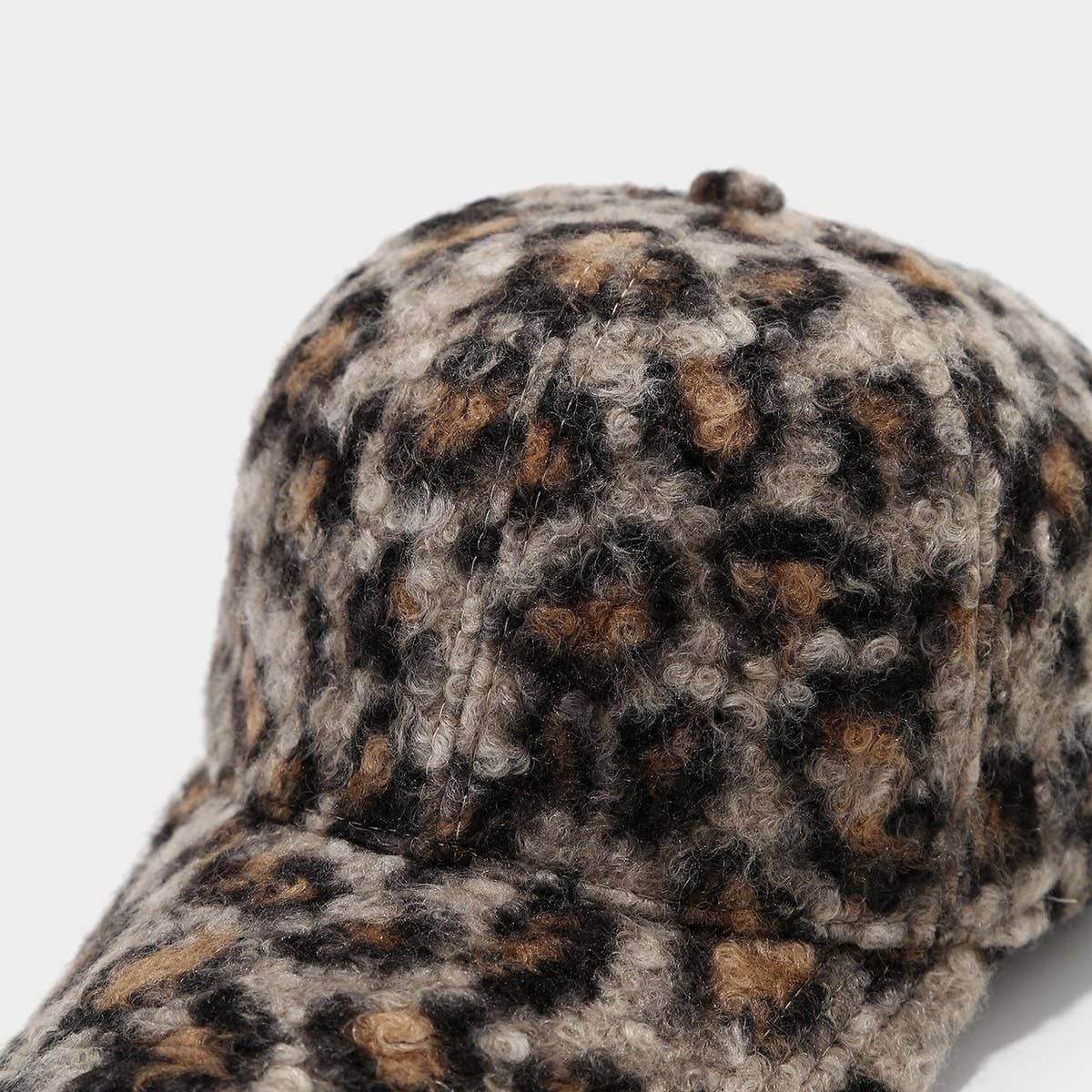 Women¡¯S Leopard Print Baseball Cap Retro Duckbill_Cwah04725