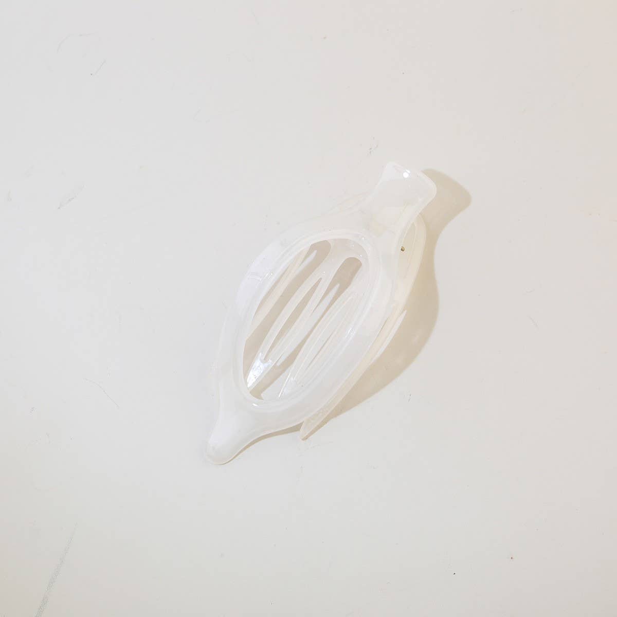 Glossy Matte Oval Hair Clip-Large Duckbill Style_Cwaha07479