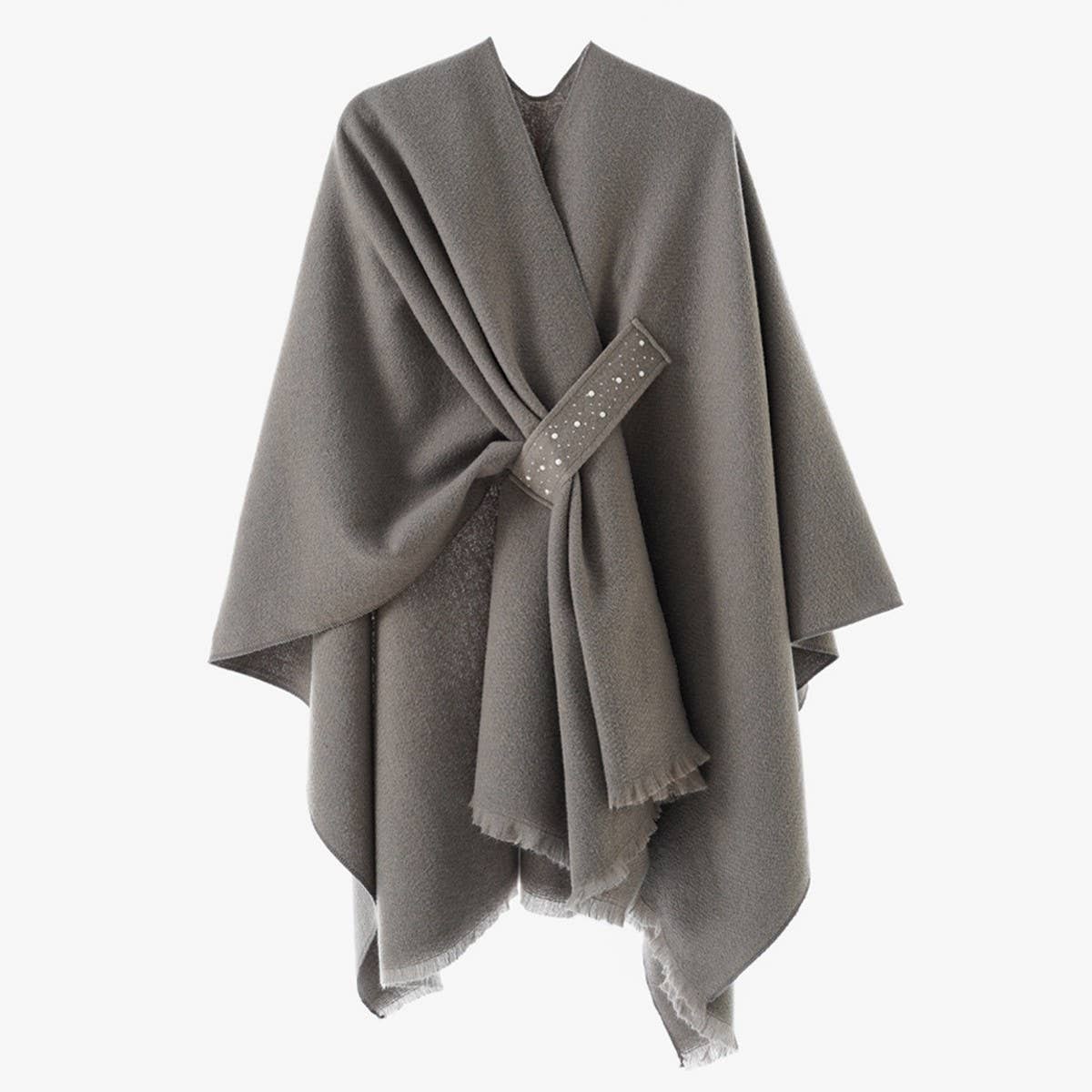 NEW STYLE DIAMOND SHAWL DESIGN SOLID COLOR SHAWL_CWMS1156