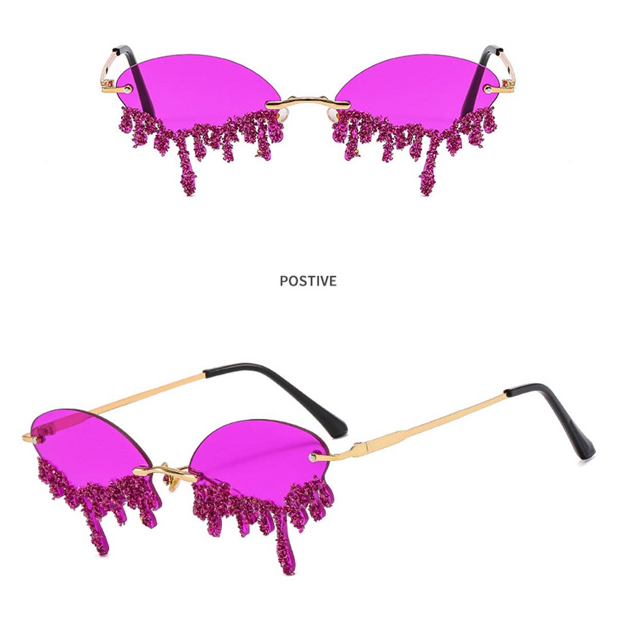 PERSONALIZED FUNNY FASHION TEARDROP SUNGLASSES_CWASG0871