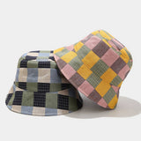 2024 NEW COLOR PLAID BUCKET HAT_CWAH1646