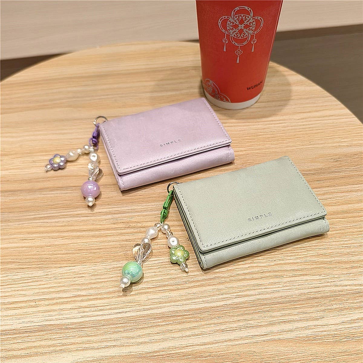 Trifold Short Wallet For Women With Card Slots_Cwab06208