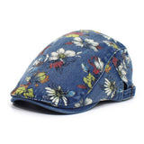 RETRO 2024 NEW PRINTED FLOWER BERET_CWAB2919