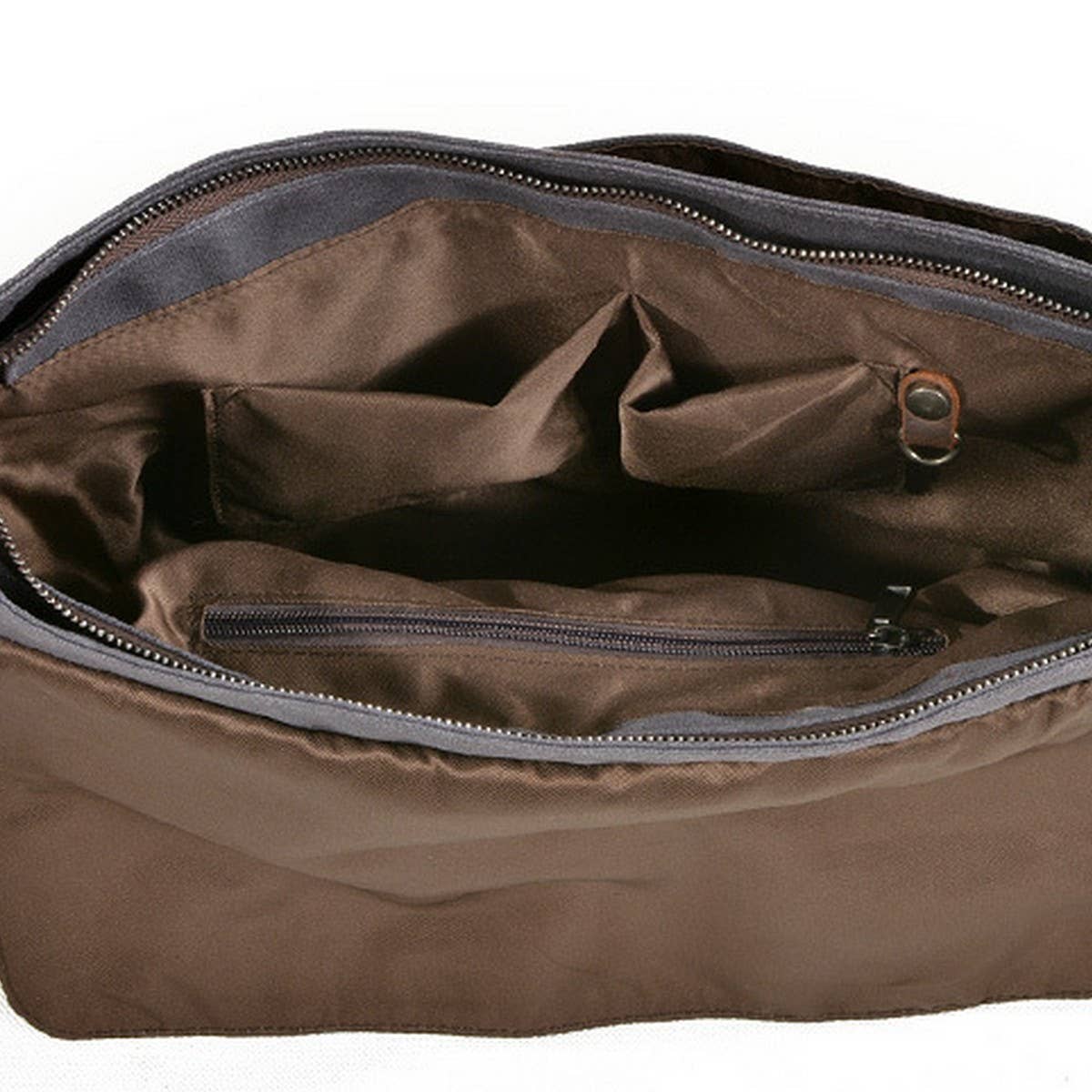 MENS WATERPROOF WAXED CANVAS SATCHEL BAG_CWAB5560