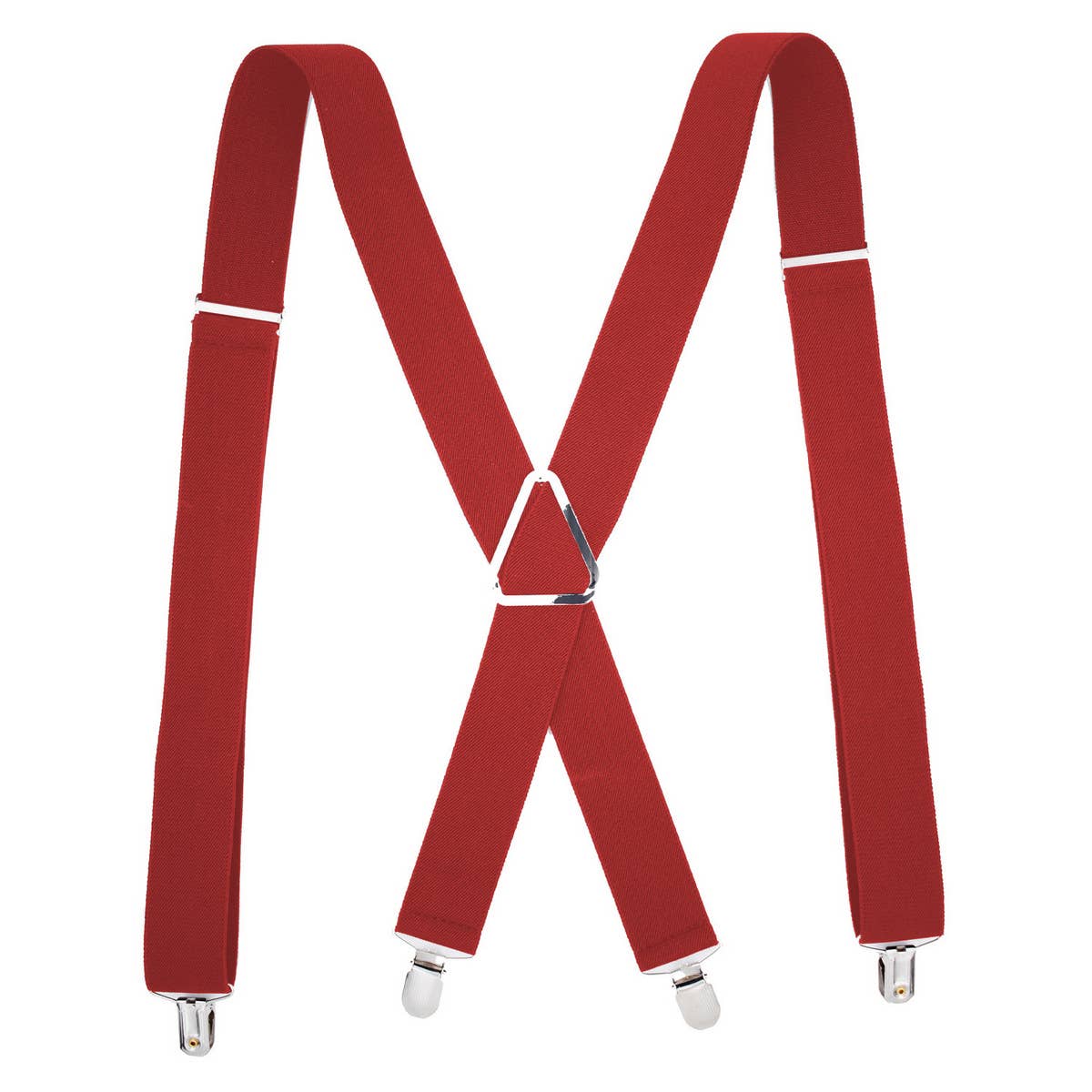 SOLID COLOR ELASTIC ADULT SUSPENDER CLIP_CWMM1110