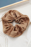 MALIST SENSE SILK SOLID COLOR SCRUNCHIE_CWAHA0179
