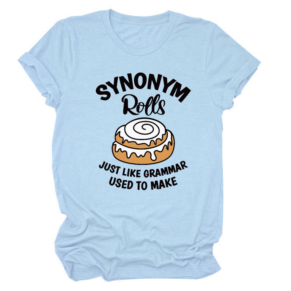 LOOSE FIT WOMEN S T SHIRT WITH CUTE GRAPHIC _CWTTSL0486