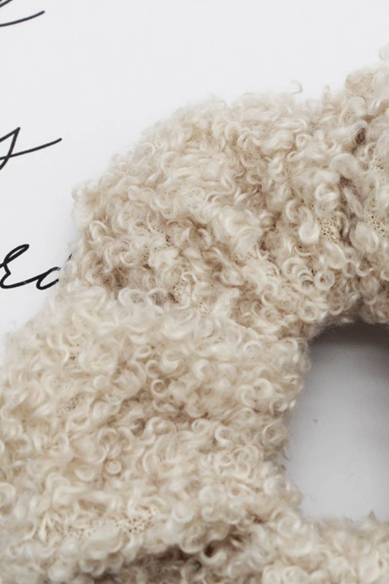 5PCS SOLID COLOR FLUFFY SCRUNCHIE_CWAHA0172