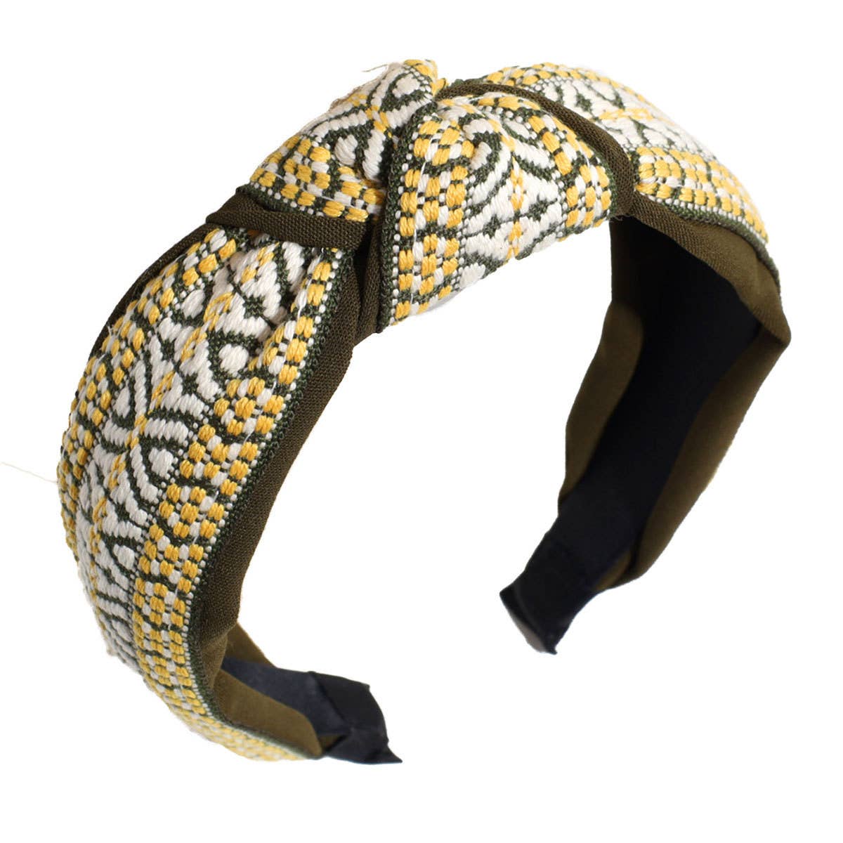 BOHEMIAN WIDE KNOTTED HEADBAND_CWAHA2307
