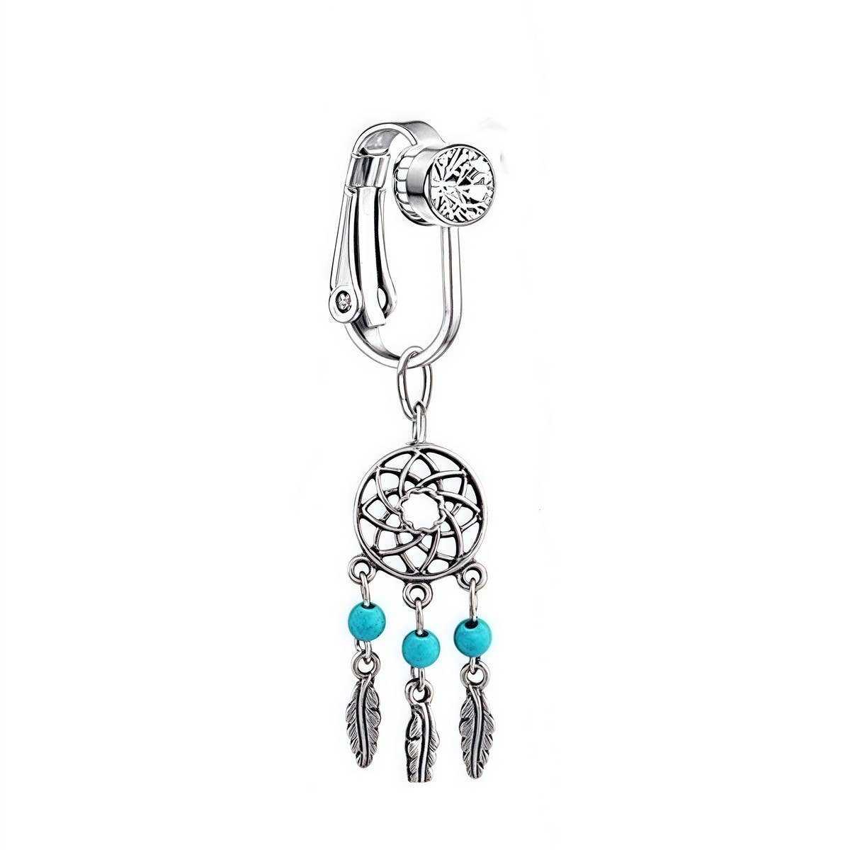 FAKE BELLY BUTTON RING CLIP ON NO PIERCING_CWMM9191
