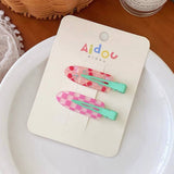 JELLY COLOR NO CREASE HAIR CLIP CUTE MAKEUP PIN_CWAHA1373