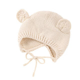 SOLID COLOR KNITTED CHILDRENS WARM WOOLEN HAT_CWAH1746