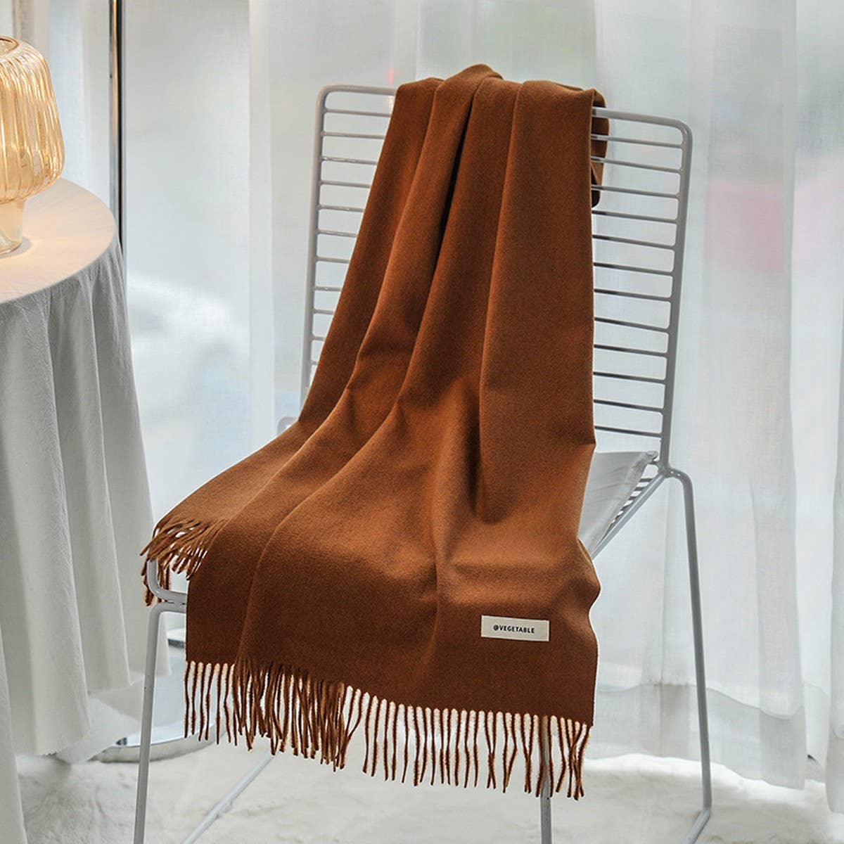 Winter Soft Macaron Scarf Shawl Wrap For Women_Cwasc1501