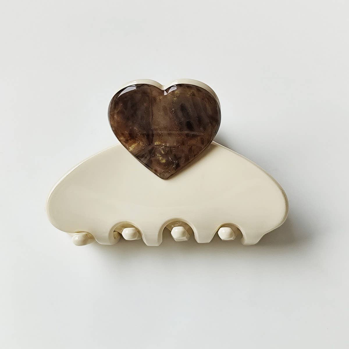 Cute Heart Acetate Hair Clip ? Sweet Side Claw_Cwaha07169