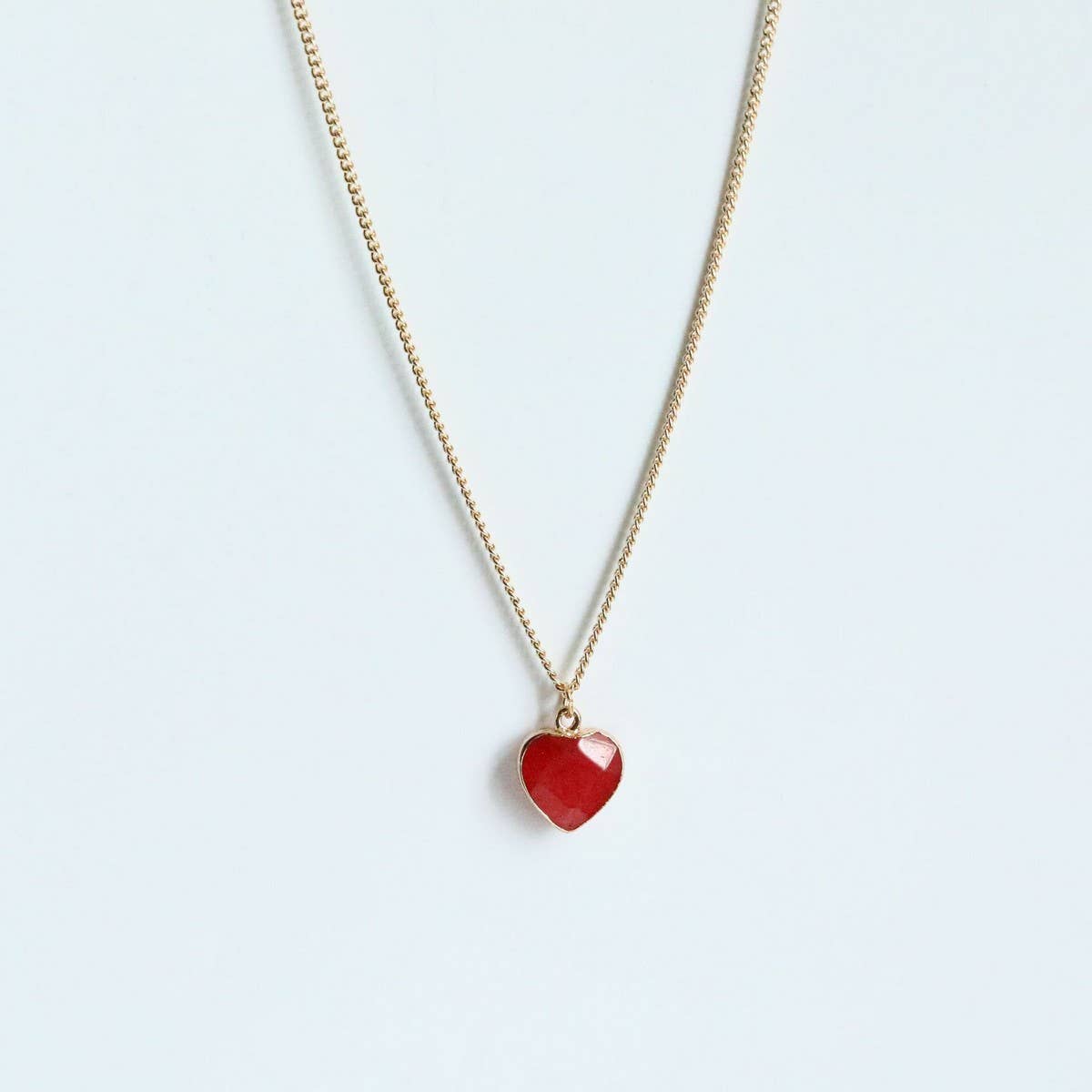 DECEMBER BIRTHSTONE HEART PENDANT NECKLACE_CWMM5334
