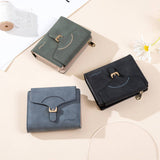LADIES SHORT SIMPLE FOLDING COIN PURSE_CWAB2332