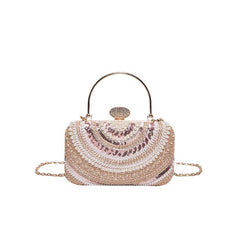 BEADED SEQUIN CELEBRITY HANDHELD EVENING CLUTCH _CWAB3246