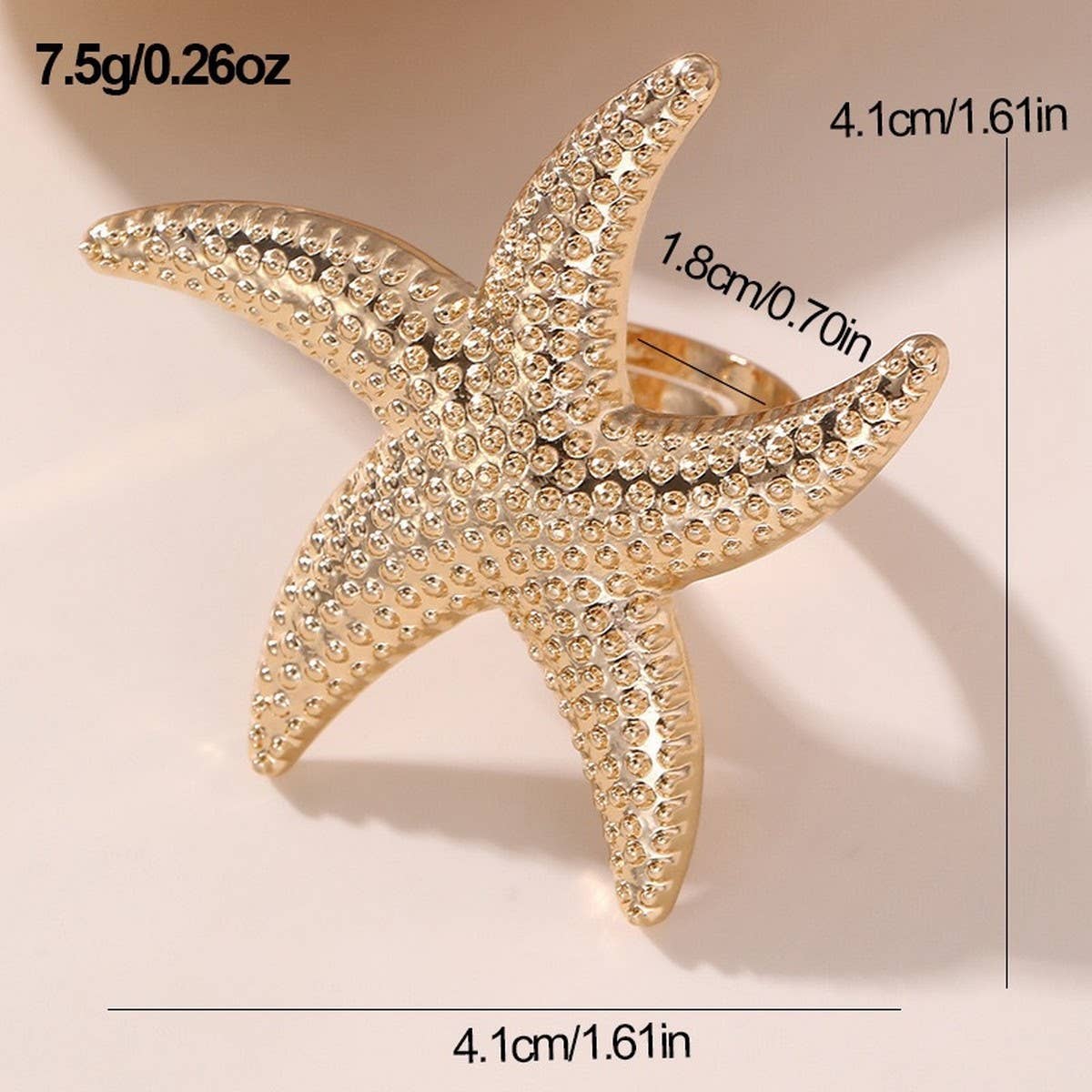 IRREGULAR HOLLOW WINDING IMITATION PEARL RING_CWMM3234