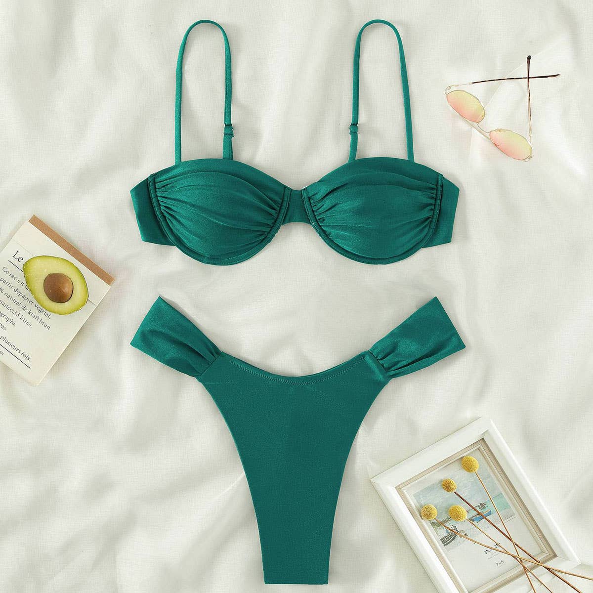 SEXY TRIANGLE BIKINI WOMENS SWIMWEAR_CWMW0752