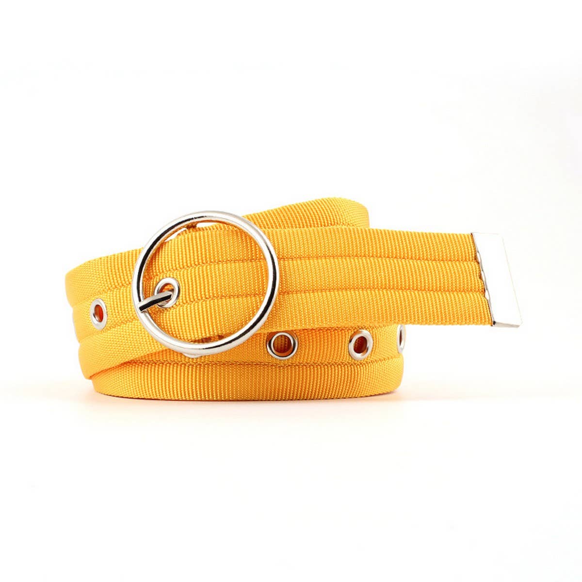 NEW HOLLOW ROUND BUCKLE PERSONALIZED BELT_CWABE0608