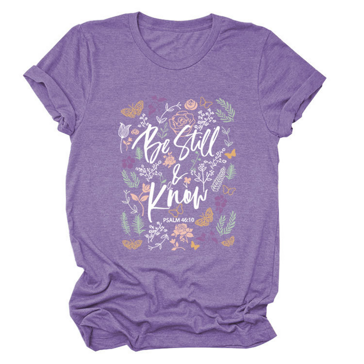 Womens Faith Tee, Be Still And Know_Cwtts1480