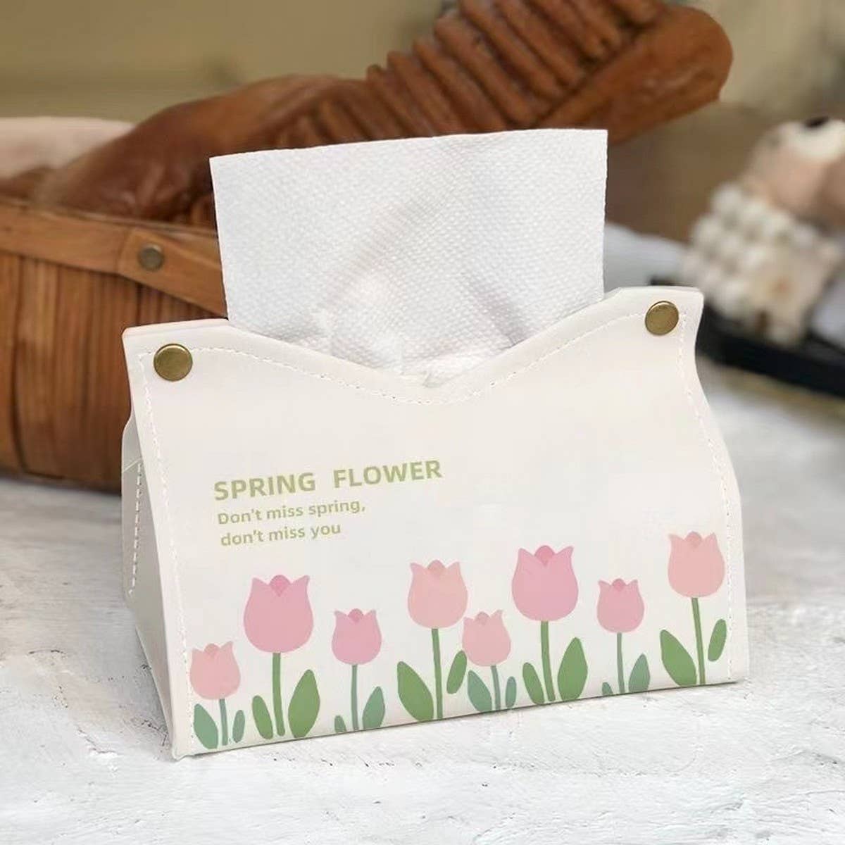 ENVIRONMENTALLY FRIENDLY EARTH SIMPLE TISSUE BOX_CWMM2264
