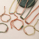 BOHO COLORFUL LOVE PENDANT GOLD PLATED JEWELRY_CWMM6967