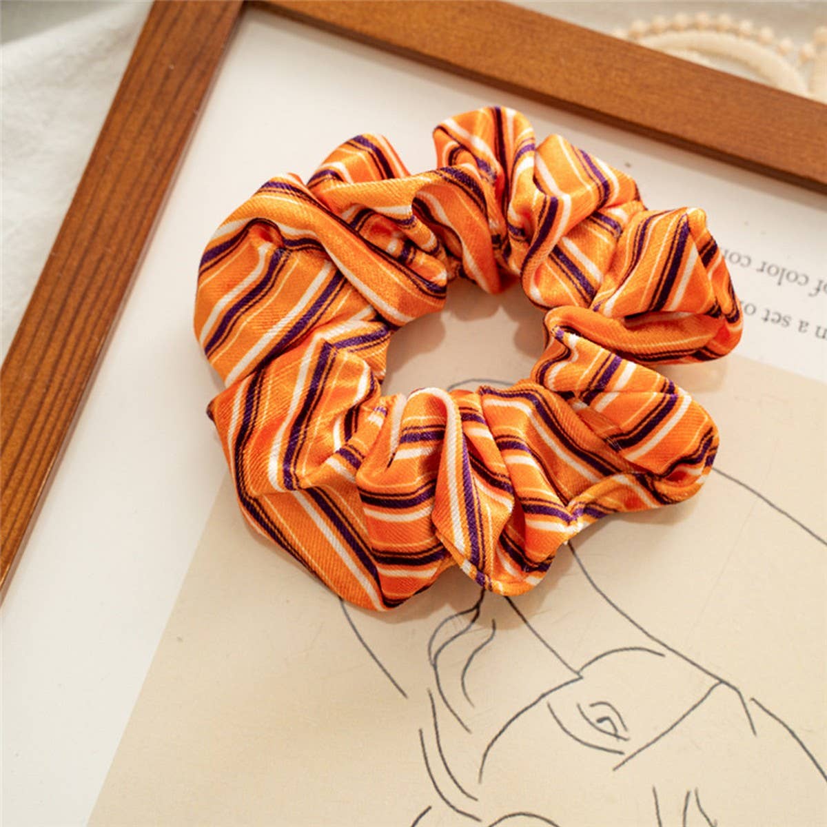 HALLOWEEN HIGH ELASTIC LARGE INTESTINE HAIR TIE_CWAHA1468