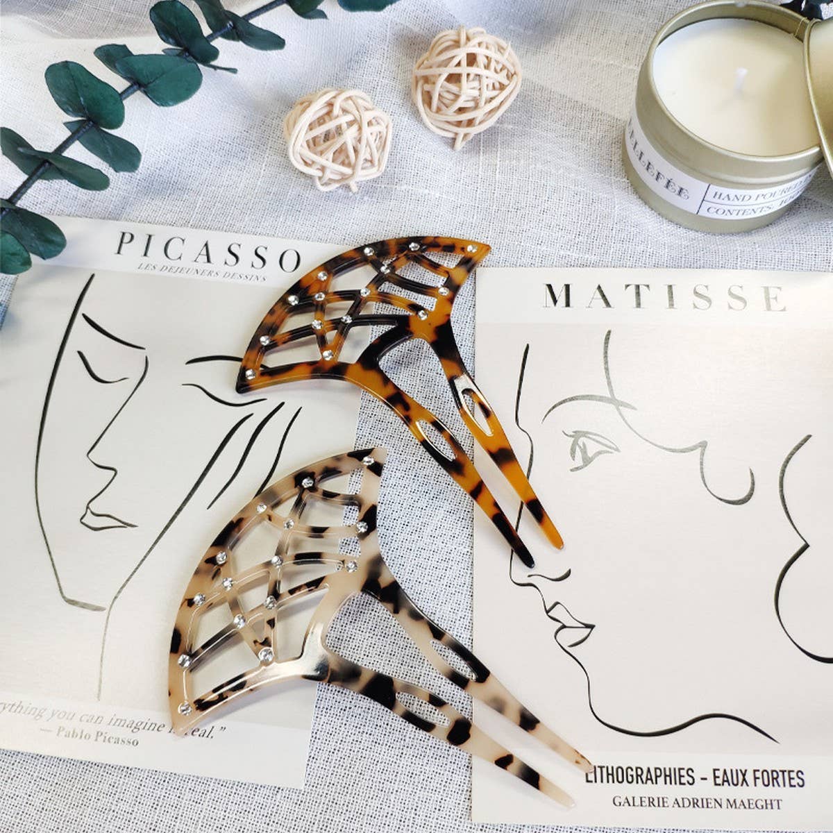 RETRO ETHNIC FAN SHAPED COMB BACK HEAD HAIR FORK_CWAHA4219