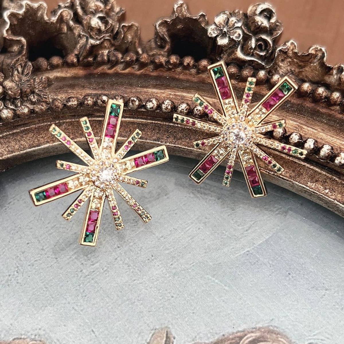 PERSONALIZED FIREWORKS EARRINGS_CWAJE1518