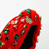 Christmas Headband Knotted By Hand Sewing