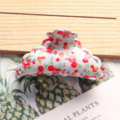 Cwaha1419_Acetic Acid Plant Flowers Irregular Hair Claw Clip