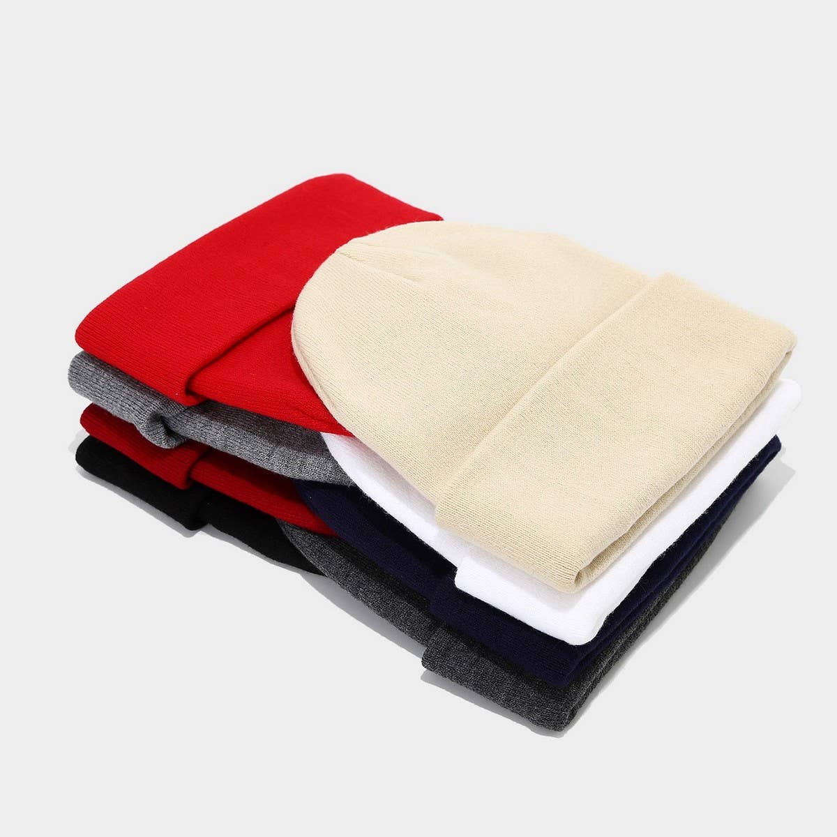 High Stretch Knit Beanie Warm Soft Cap_Cwah04776